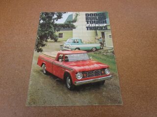 1967 Dodge Pickup Truck D100 D200 D300 Sales Brochure Literature 16 Pg
