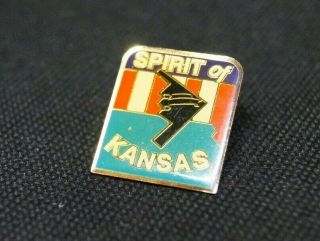 Spirit Of Kansas Us Air Force Pin B2 Stealth Bomber Northrop Grumman