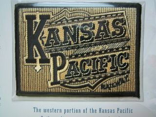 Kansas Pacific Willabee Ward Union Pacific Railroad Patch Card
