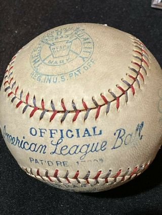 1929 - 1931 Reach Official American League Baseball - Ernest Barnard - 2