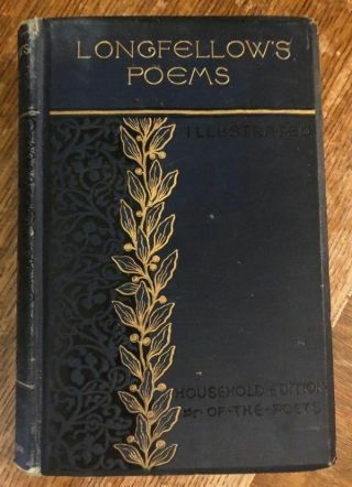 Poetical Of Longfellow Book 1886 Estate Of Frank Lloyd Wright