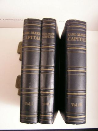 Karl Marx Capital Volume I,  Ii And Iii Capitalist Production,  Political Economy