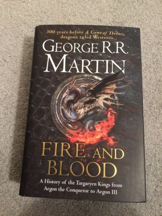 Fire and Blood George R R Martin First 1st UK Edition SIGNED A Game of Thrones 2