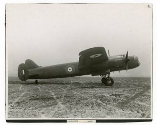 Photograph Of Avro Lancaster Prototype Bt308 C.  1941