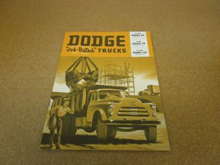1954 Dodge Truck R8 2 3/4 Ton T8 V8 Sales Brochure Literature 16 Pg
