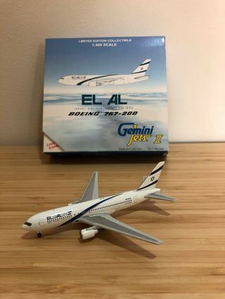 El Al Boeing 767 - 200 Gemini Jets 1:400 Like Phoenix