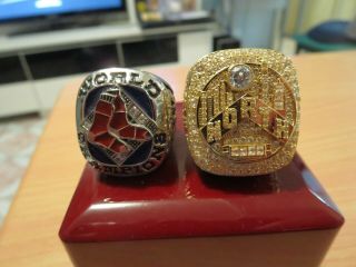 Toronto Raptors 2019 Championship Ring.  & 2007 Boston Red Sox Championship Ring