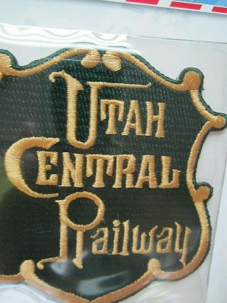 Utah Central Railway Willabee Ward Union Pacific Railroad Patch Card