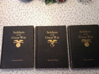 Soldiers Of The Great War Memorial Edition 3 Volume Set 1920
