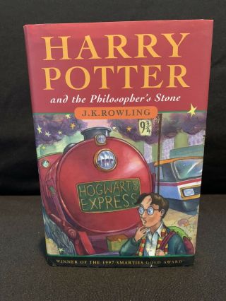 1st Canadian Edition,  4th Print Hc Harry Potter And The Philosopher 