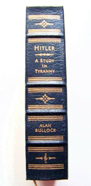 Easton Press Edition Hitler: A Study In Tyranny By Alan Bullock Leather Bound