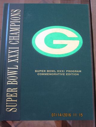 Bowl Xxxi 31 Green Bay Packers Commemorative Edition Signed