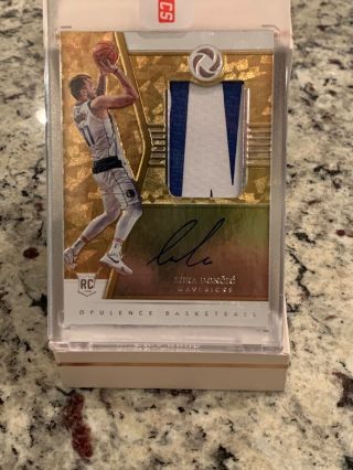 2018 - 19 Opulence Luka Doncic Rookie/patch/auto 50/79 Hot