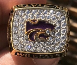 2016 Kansas State Wildcats Liberty Bowl Champions Championship Player Ring