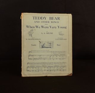 1926 Teddy Bear And Other Songs From When We Were Very Young Aa Milne 1st Ed