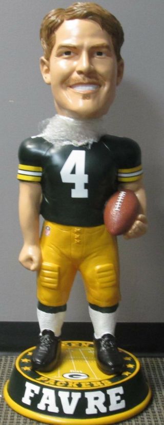 Green Bay Packers Brett Favre 3 Foot Forever Bobblehead Nodder Nib - Nfl - 36 In