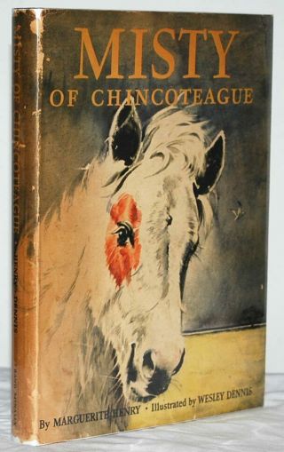 Misty Of Chincoteague By Marguerite Henry.  First Edition,  1st Printing,  1947.