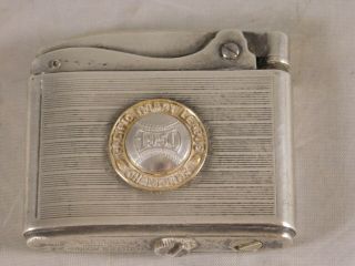 1950 Pacific Coast League Champions Ronson Adonis Sterling Silver Lighter