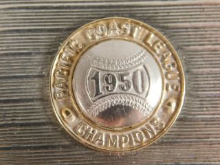 1950 PACIFIC COAST LEAGUE CHAMPIONS RONSON ADONIS STERLING SILVER LIGHTER 2