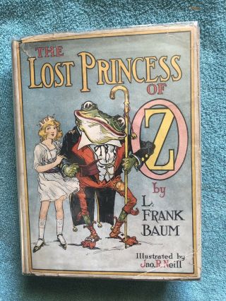 The Lost Princess Of Oz By L.  Frank Baum,  1917 Later Printing ? Color Plates