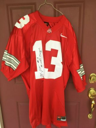 Maurice Clarett Auto,  Signed Authentic Nike Game Ready Ohio State Football Jersey