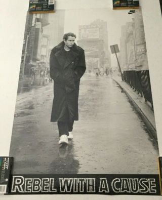 1989 John Mcenroe Nike Poster " Rebel With A Cause " 24 X 36