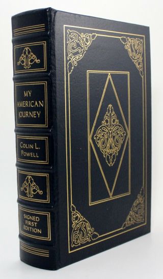 Signed My American Journey By Colin L Powell Easton Press Leather First Edition