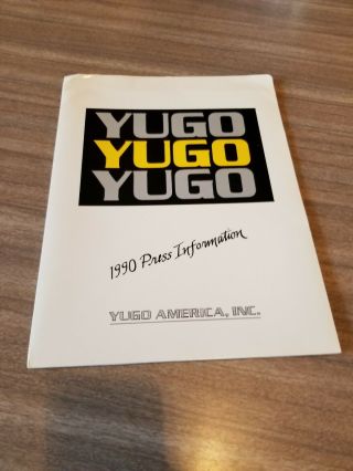 Yugo America 1990 Press Kit 2