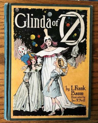 Glinda Of Oz By L.  Frank Baum,  1920 All Color Plates,  Fine