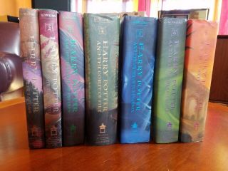 1st American Edition Complete Harry Potter 1 - 7 Book Set Hardcover