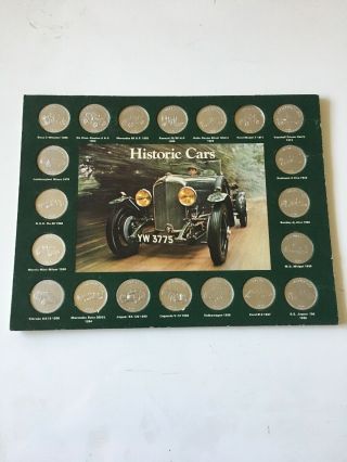 Historic Cars From Shell 20 Coin Set