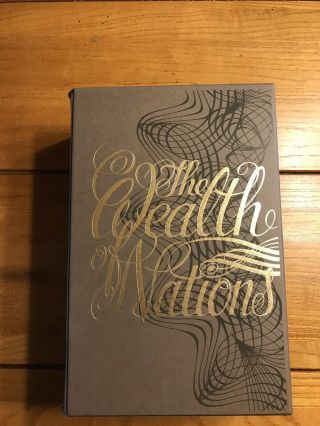 Folio Society The Wealth Of Nations By Adam Smith In Three Volumes 2