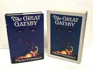 The Great Gatsby F.  Scott Fitzgerald First Edition Library Facsimile