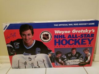 Wayne Gretzky Buddy L Table Top Nhl All - Star Hockey Game Buddy L 100 Complete