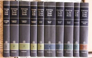 Complete Set Of 10 Gateway To The Great Books 1963 Britannica Hardcover