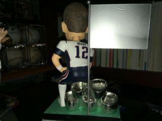 Tom Brady England Patriots Forever 5x Bowl Rings Bobblehead Doll 3