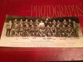 Montreal Canadiens 1936 - 37 Nhl Hockey Team Photo Howie Morenz Aurele Joliat