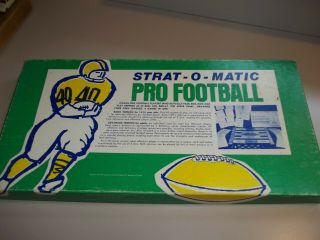 1972 Season Strat - O - Matic Pro Football Game Deluxe 26 Team 74’ Stats