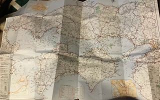 1969 Tokyo,  Japan 24 X 35 " Double Sided Folding Map W/extras