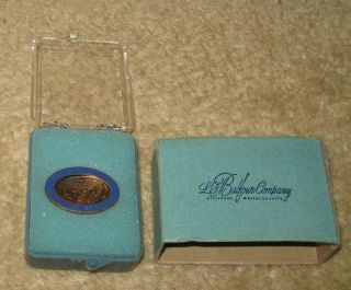 L.  A.  Dodgers 1974 World Series Press Pin By Balfour W/case And Cover