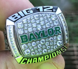 2014 Baylor bears big 12 football champions championship players ring 2