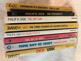 Eight Philip Dick Paperbacks