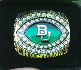 2013 Baylor bears big 12 football champions championship players ring 2