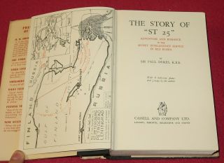 The Story of ST 25 by Sir Paul Dukes 1939 Hardback Book - UK postage 2