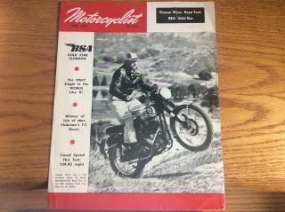 Vintage 1955 Bsa Gold Star Clubman Motorcycle Road Test