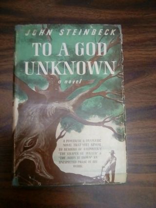 To A God Unknown By John Steinbeck 1st Tower Edition
