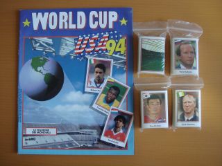 Euroflash 1994 World Cup 94 Empty Album & Full Complete Set Stickers