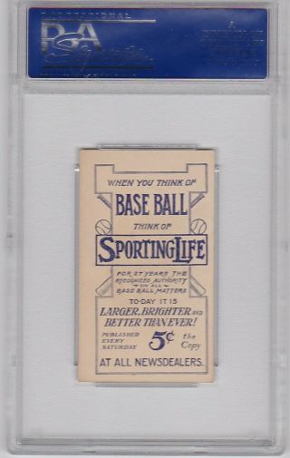 1911 Ty Cobb M116 Sporting Life Pastel Background PSA NM 7 2
