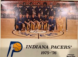 10 Indiana Pacers ABA Game Programs 1975 - 1976 w/2 Stat Sheet Packets 2