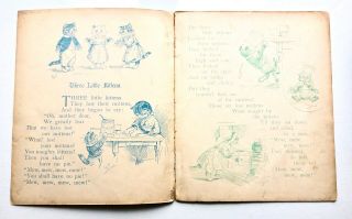 1900 LOUIS WAIN Illustrator THREE LITTLE KITTENS Ernest Nester / E.  P.  Dutton 3